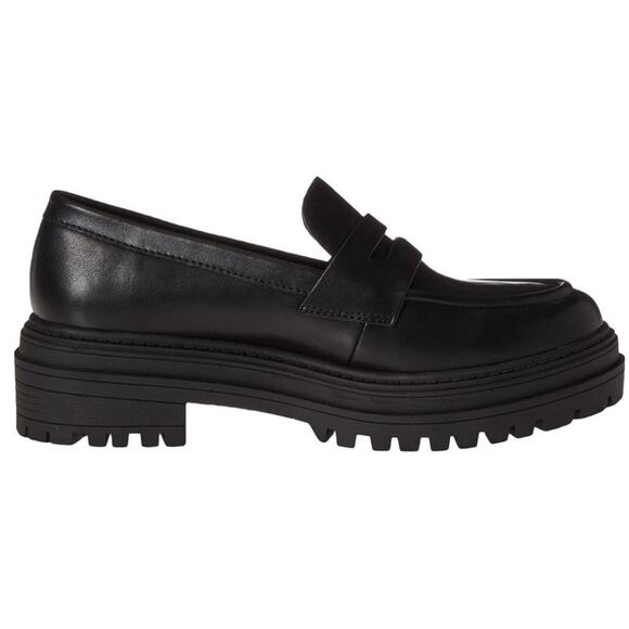 NWT The Drop Women's Ryan Lug Sole Slip On Penny Loafer Black 9 Preppy Boho New - Picture 7 of 9